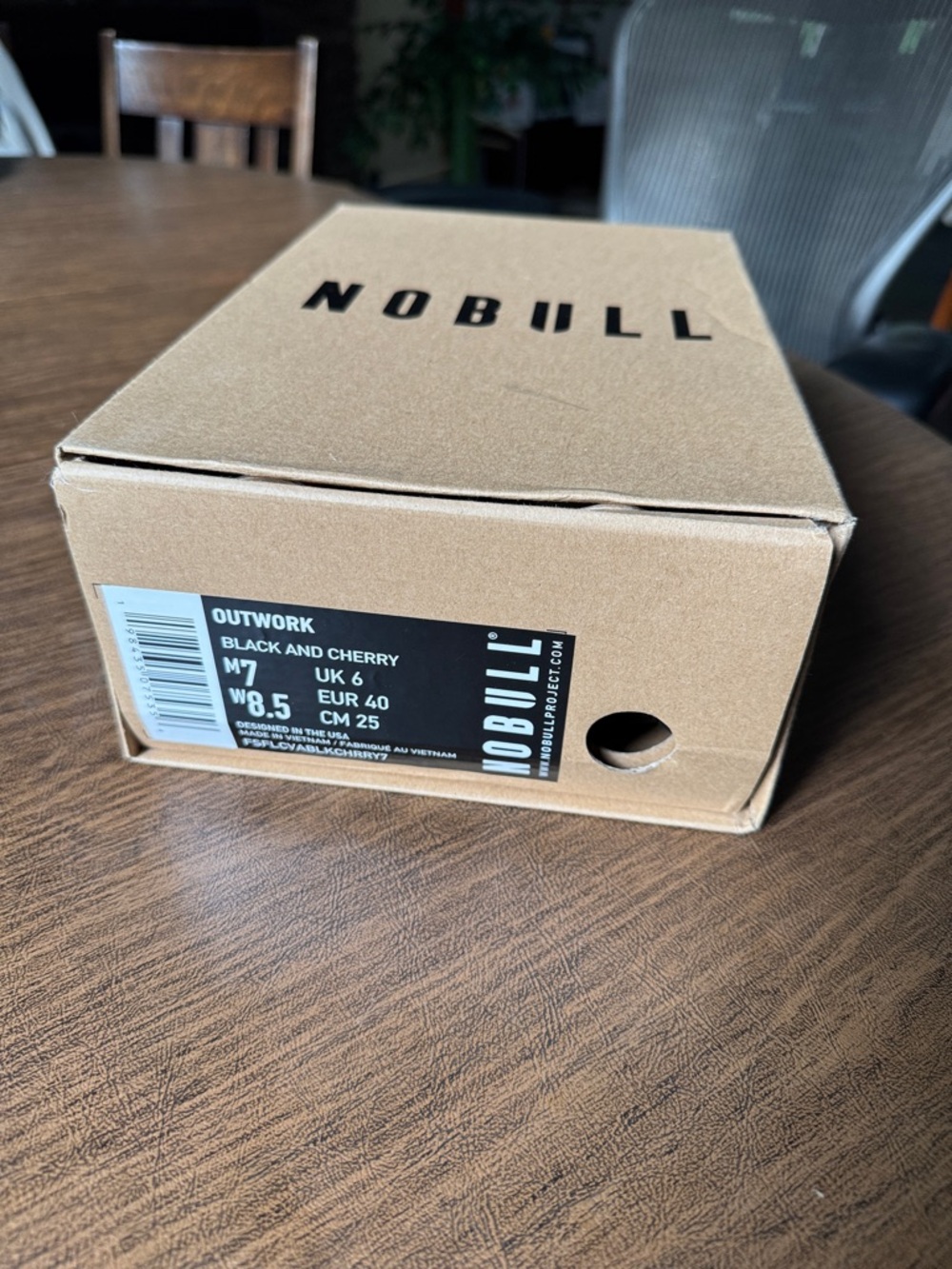 NOBULL Outwork Training Shoes in Black Cherry - Picture 10 of 10